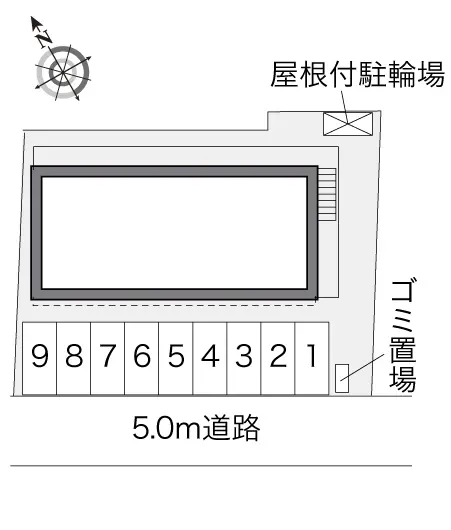 ★手数料０円★豊川市諏訪西町１丁目　月極駐車場（LP）